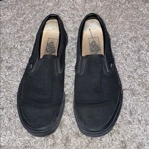 ✰Black slip on Vans✰
